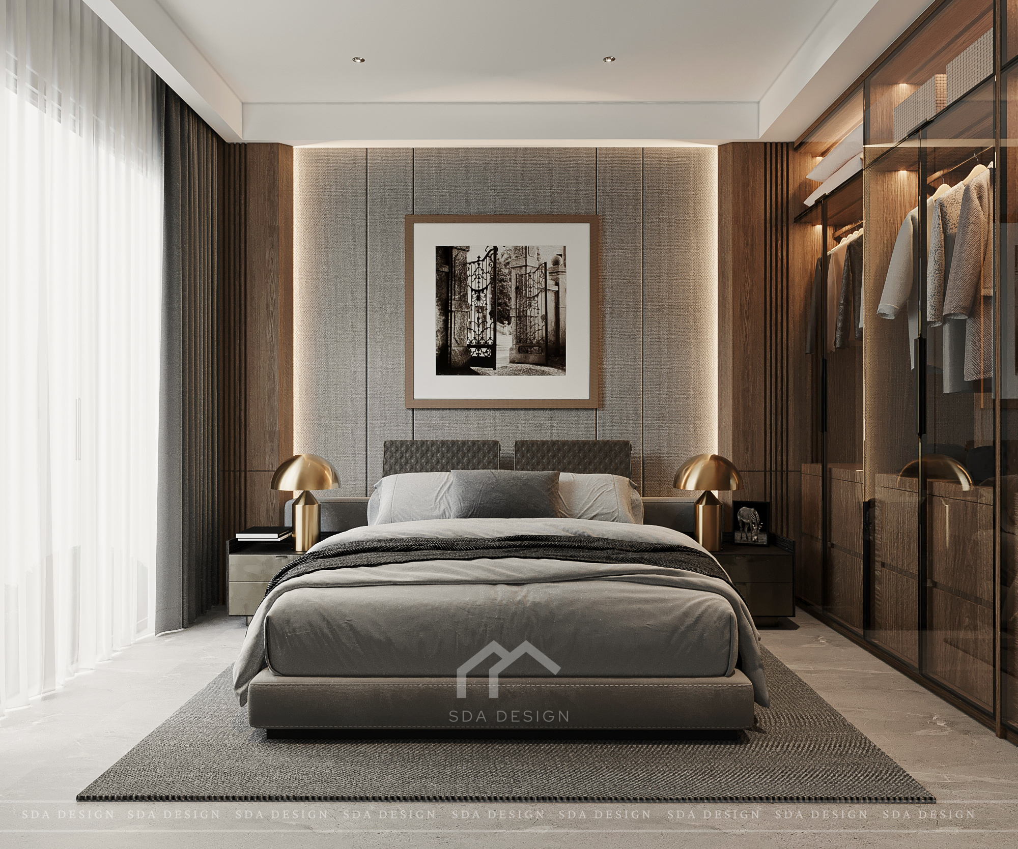 Phòng ngủ - SDA Design Thiết kế nội thất Hà Tĩnh