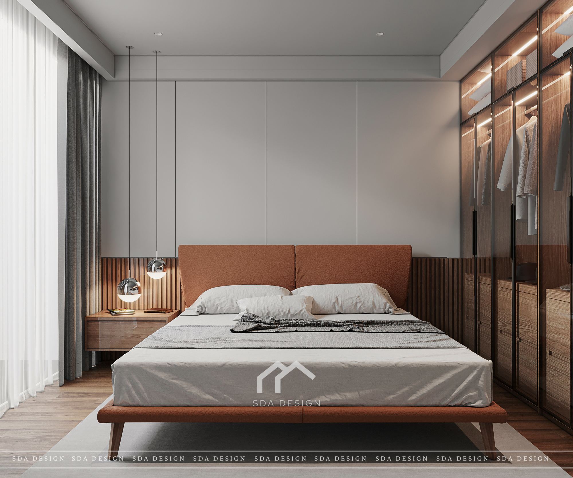 Phòng ngủ - SDA Design Thiết kế nội thất Hà Tĩnh