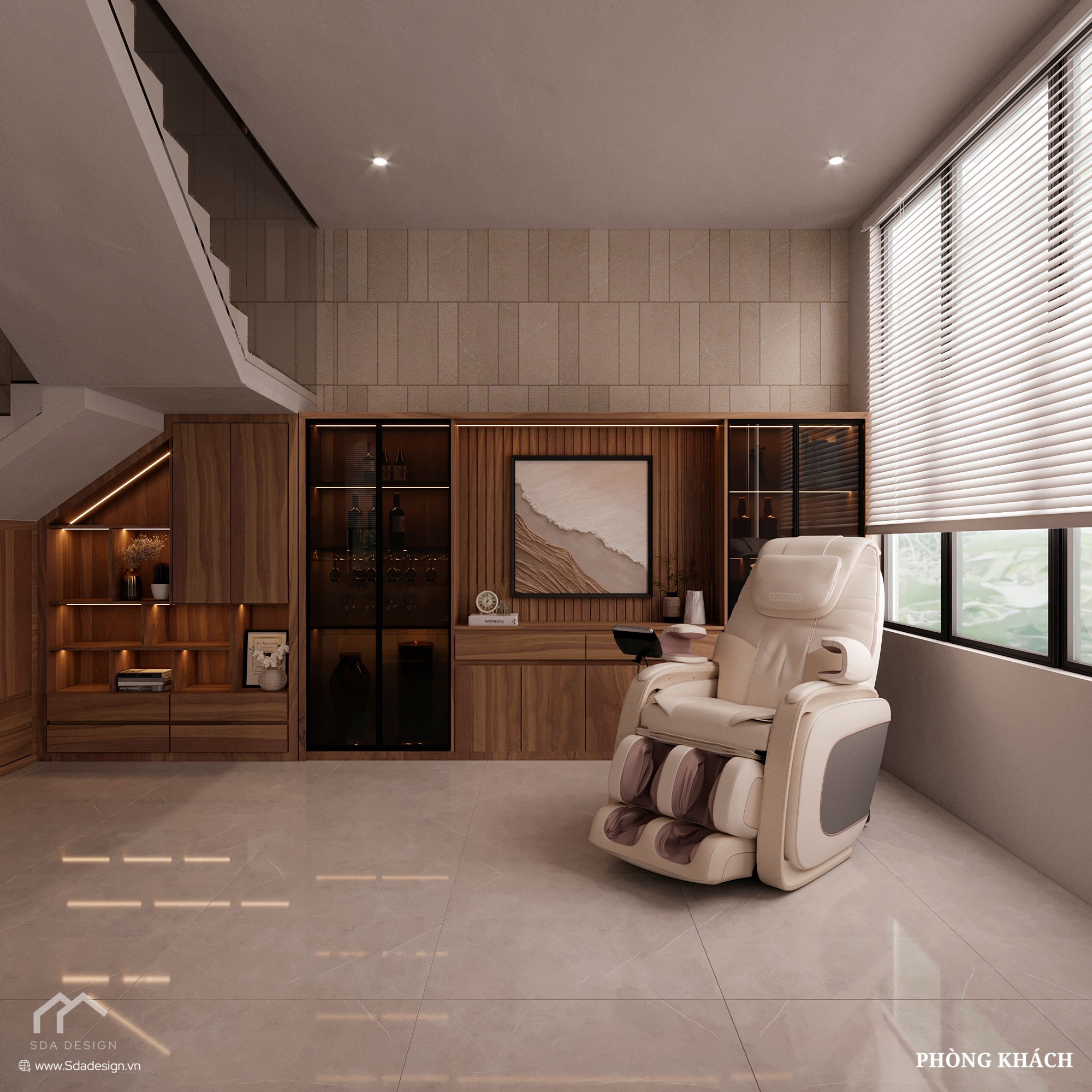 Phòng khách - SDA Design Thiết kế nội thất Hà Tĩnh