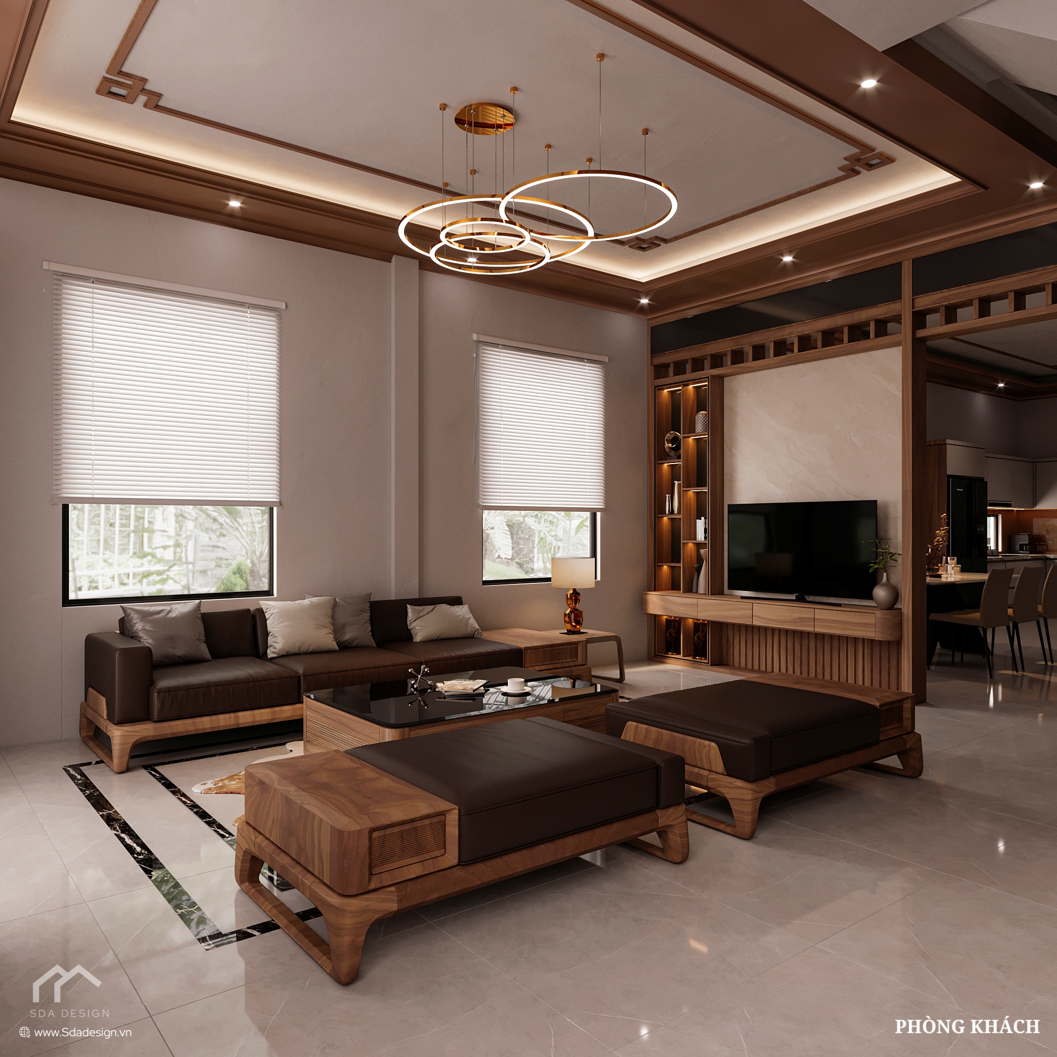 Phòng khách - SDA Design Thiết kế nội thất Hà Tĩnh