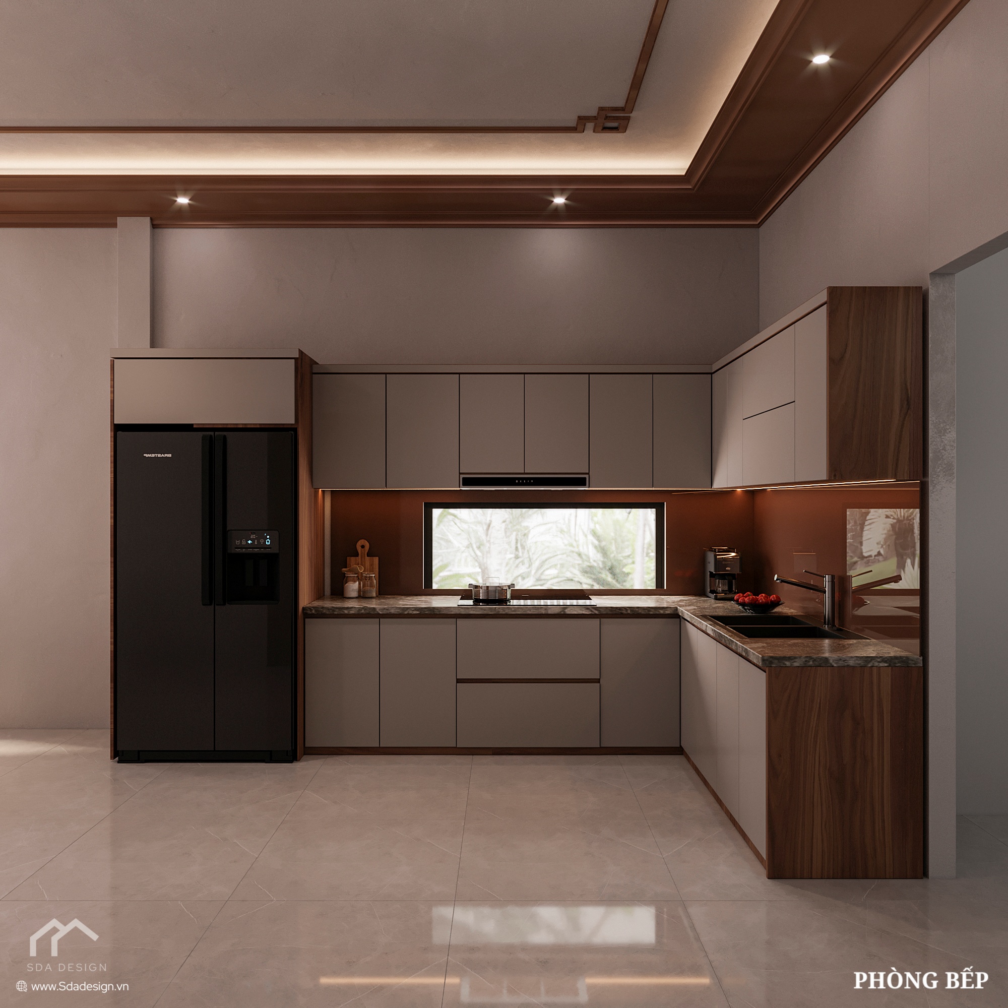 Phòng bếp - SDA Design Thiết kế nội thất Hà Tĩnh