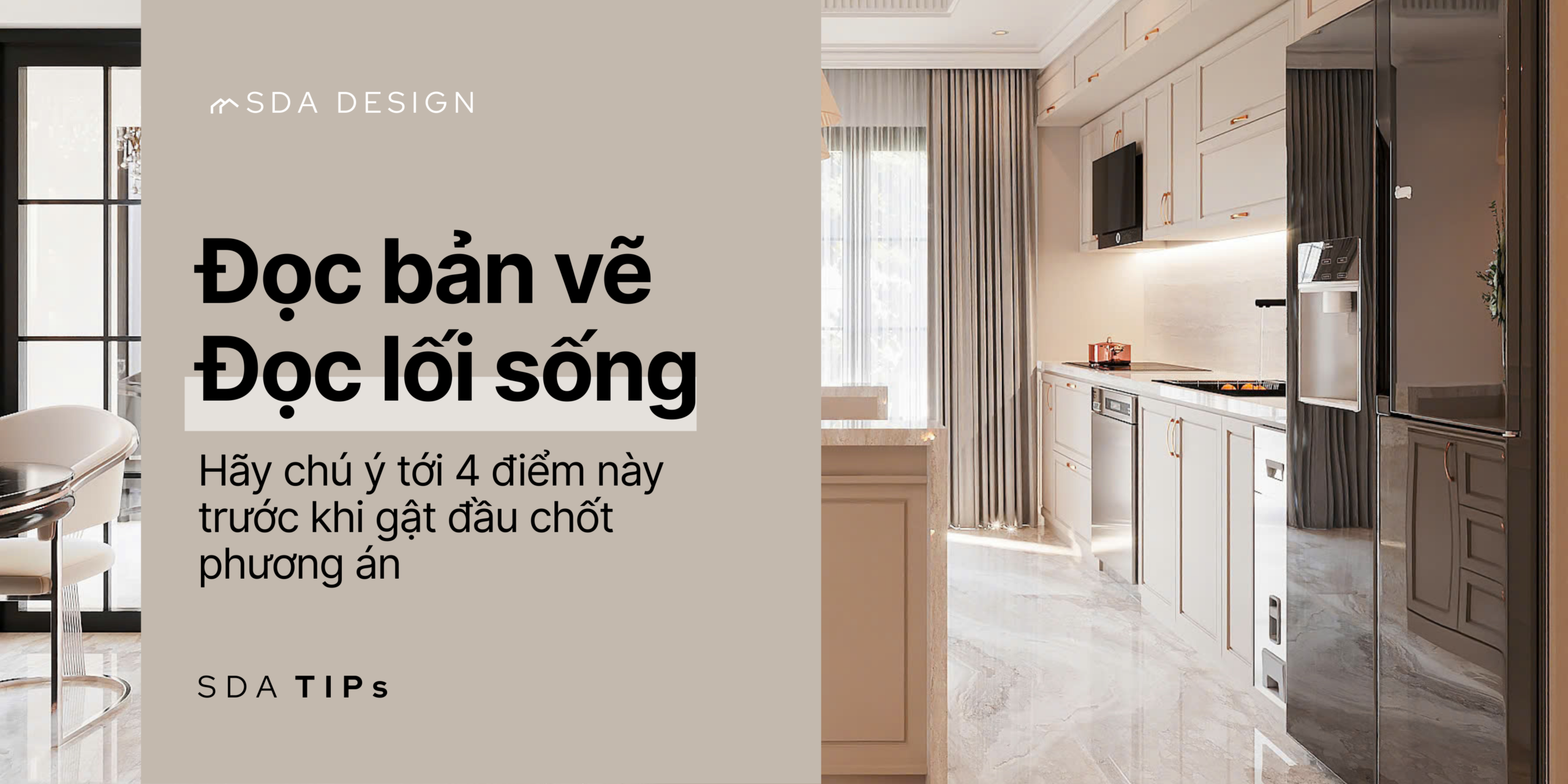 Đọc bản vẽ - Đọc lối sống - SDA Tips